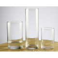Luxury Clear Glass Vase Decorative Cylinder Vase